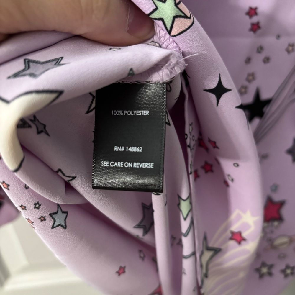 Torrid purple star blouse 0x - Picture 5 of 6